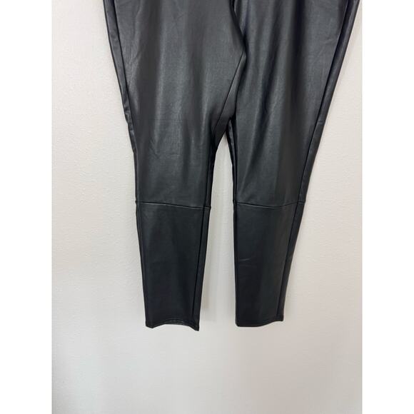 Avec Les Filles Black Faux Leather Pants | Size XL - Picture 2 of 6